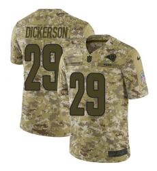 Men's Nike Los Angeles Rams #29 Eric Dickerson Limited Camo 2018 Salute to Service NFL Jersey
