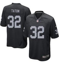 Men's Nike Oakland Raiders #32 Jack Tatum Game Black Team Color NFL Jersey