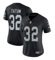 Women's Nike Oakland Raiders #32 Jack Tatum Elite Black Team Color NFL Jersey