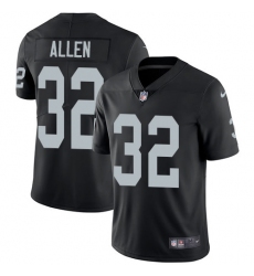 Youth Nike Oakland Raiders #32 Marcus Allen Elite Black Team Color NFL Jersey