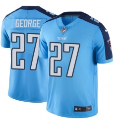 Youth Nike Tennessee Titans #27 Eddie George Elite Light Blue Team Color NFL Jersey