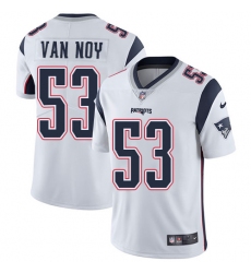 Youth Nike New England Patriots #53 Kyle Van Noy White Vapor Untouchable Limited Player NFL Jersey