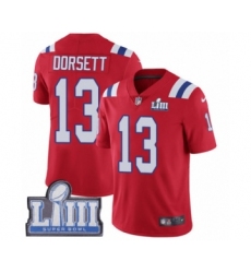 Youth Nike New England Patriots #14 Steve Grogan Red Alternate Vapor Untouchable Limited Player Super Bowl LIII Bound NFL Jersey