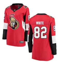 Women's Ottawa Senators #82 Colin White Fanatics Branded Red Home Breakaway NHL Jersey