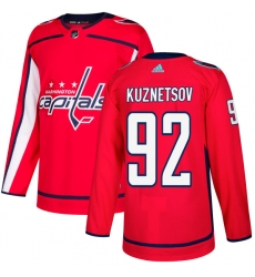 Youth Adidas Washington Capitals #92 Evgeny Kuznetsov Authentic Red Home NHL Jersey