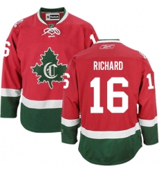 Youth Reebok Montreal Canadiens #16 Henri Richard Authentic Red New CD NHL Jersey