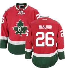 Youth Reebok Montreal Canadiens #26 Mats Naslund Authentic Red New CD NHL Jersey