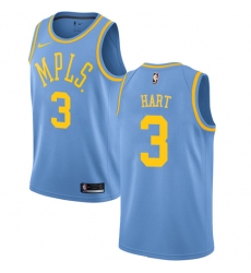 Women's Nike Los Angeles Lakers #3 Josh Hart Swingman Blue Hardwood Classics NBA Jersey