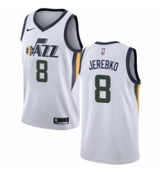 Youth Nike Utah Jazz #8 Jonas Jerebko Authentic NBA Jersey - Association Edition