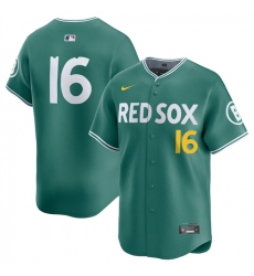 Men's Boston Red Sox #16 Jarren Duran Green 2025 City Connect Limited Stitched Baseball Jersey