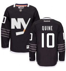 Youth Reebok New York Islanders #10 Alan Quine Premier Black Third NHL Jersey