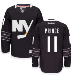 Youth Reebok New York Islanders #11 Shane Prince Authentic Black Third NHL Jersey