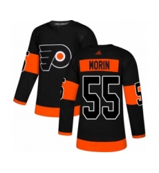 Youth Philadelphia Flyers #55 Samuel Morin Authentic Black Alternate Hockey Jersey