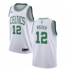 Men's Nike Boston Celtics #12 Terry Rozier Authentic White NBA Jersey - Association Edition
