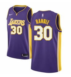 Women's Nike Los Angeles Lakers #30 Julius Randle Authentic Purple NBA Jersey - Icon Edition
