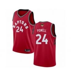 Youth Toronto Raptors #24 Norman Powell Swingman Red 2019 Basketball Finals Bound Jersey - Icon Edition