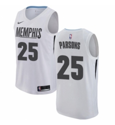 Women's Nike Memphis Grizzlies #25 Chandler Parsons Swingman White NBA Jersey - City Edition