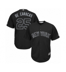 Men's New York Yankees #27 Giancarlo Stanton  Parmigiancarlo  Authentic Black 2019 Players Weekend Baseball Jersey