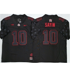 Men's Ohio State Buckeyes #10 Julian Sayin Black 2025 F.U.S.E. Limited Stitched Jersey