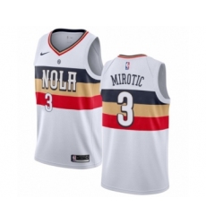 Youth Nike New Orleans Pelicans #3 Nikola Mirotic White Swingman Jersey - Earned Edition