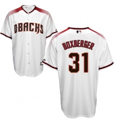 Men's Majestic Arizona Diamondbacks #31 Brad Boxberger Replica White Home Cool Base MLB Jersey