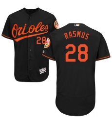 Men's Majestic Baltimore Orioles #28 Colby Rasmus Black Alternate Flex Base Authentic Collection MLB Jersey