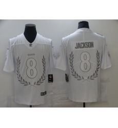 Men's Baltimore Ravens #8 Lamar Jackson Limited White Souvenir Edition Football Jersey Men's Baltimore Ravens #8 Lamar Jackson Limited White Souvenir Edition Football Jersey