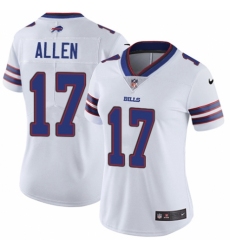 Women's Nike Buffalo Bills #17 Josh Allen White Vapor Untouchable Elite Player NFL Jersey