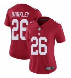 Women's Nike New York Giants #26 Saquon Barkley Red Alternate Vapor Untouchable Limited Player NFL Jersey Women's Nike New York Giants #26 Saquon Barkley Red Alternate Vapor Untouchable Limited Player NFL Jersey