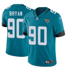 Men's Nike Jacksonville Jaguars #90 Taven Bryan Black Alternate Vapor Untouchable Limited Player NFL Jersey