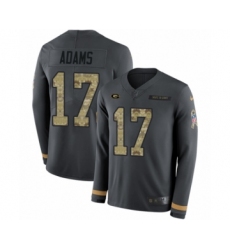 Youth Nike Green Bay Packers #23 Jaire Alexander Limited Green Therma Long Sleeve NFL Jersey