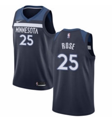 Youth Nike Minnesota Timberwolves #25 Derrick Rose Swingman Navy Blue NBA Jersey - Icon Edition