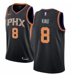 Women's Nike Phoenix Suns #8 George King Swingman Black NBA Jersey Statement Edition