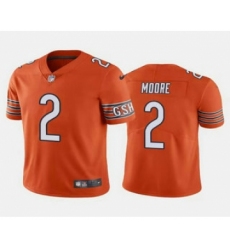 Men's Chicago Bears #2 DJ Moore Orange Vapor Untouchable Stitched Football Jersey