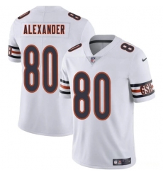 Men's Chicago Bears #80 Maurice Alexander White 2025 Vapor Football Stitched Jersey