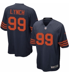 Men's Nike Chicago Bears #99 Aaron Lynch Game Navy Blue Alternate NFL Jersey