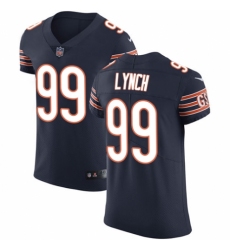 Men's Nike Chicago Bears #99 Aaron Lynch Navy Blue Team Color Vapor Untouchable Elite Player NFL Jersey