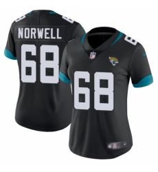 Women's Nike Jacksonville Jaguars #68 Andrew Norwell Teal Green Team Color Vapor Untouchable Limited Player NFL Jersey