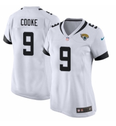Women's Nike Jacksonville Jaguars #9 Logan Cooke Game White NFL Jersey