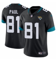Youth Nike Jacksonville Jaguars #81 Niles Paul Teal Green Team Color Vapor Untouchable Limited Player NFL Jersey