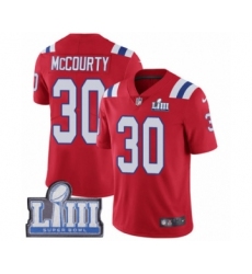 Men's Nike New England Patriots #30 Jason McCourty Red Alternate Vapor Untouchable Limited Player Super Bowl LIII Bound NFL Jersey