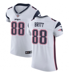 Men's Nike New England Patriots #88 Kenny Britt White Vapor Untouchable Elite Player NFL Jersey