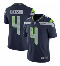 Men's Nike Seattle Seahawks #4 Michael Dickson Navy Blue Team Color Vapor Untouchable Limited Player NFL Jersey