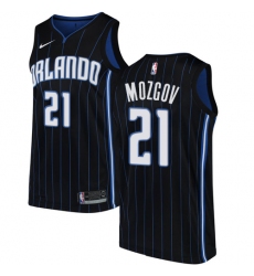 Women's Nike Orlando Magic #21 Timofey Mozgov Authentic Black NBA Jersey Statement Edition