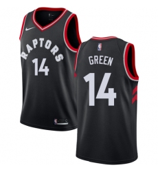 Women's Nike Toronto Raptors #14 Danny Green Swingman Black NBA Jersey Statement Edition