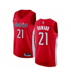 Men's Nike Washington Wizards #21 Dwight Howard Red Swingman Jersey - Earned Edition
