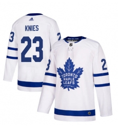 Men's Toronto Maple Leafs Matthew Knies adidas White Authentic Player Hockey Jersey