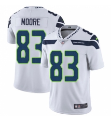 Youth Nike Seattle Seahawks #83 David Moore White Vapor Untouchable Limited Player NFL Jersey