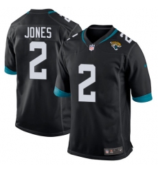 Men's Nike Jacksonville Jaguars #2 Landry Jones Game Black Team Color NFL Jersey