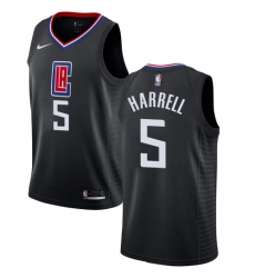 Women's Nike Los Angeles Clippers #5 Montrezl Harrell Swingman Black NBA Jersey Statement Edition